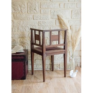 Fauteuil d'angle en bois n°828