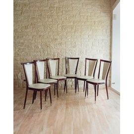 Alma, la chaise baumann en cuir n°1091