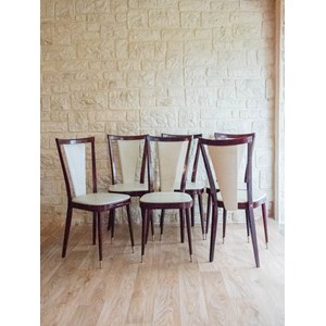 Alma, la chaise baumann en cuir n°1091