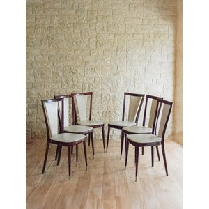 Alma, la chaise baumann en cuir n°1091