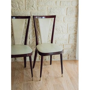 Alma, la chaise baumann en cuir n°1091