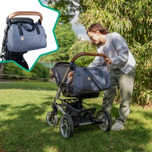 Sac à langer pocketsyle bleu