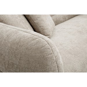 Canapé 3 places en tissu effet velours texturé beige joya