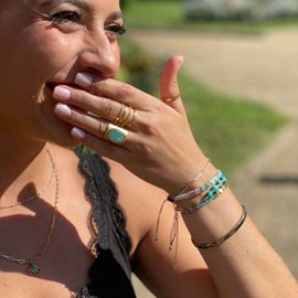 Bague elle – turquoise