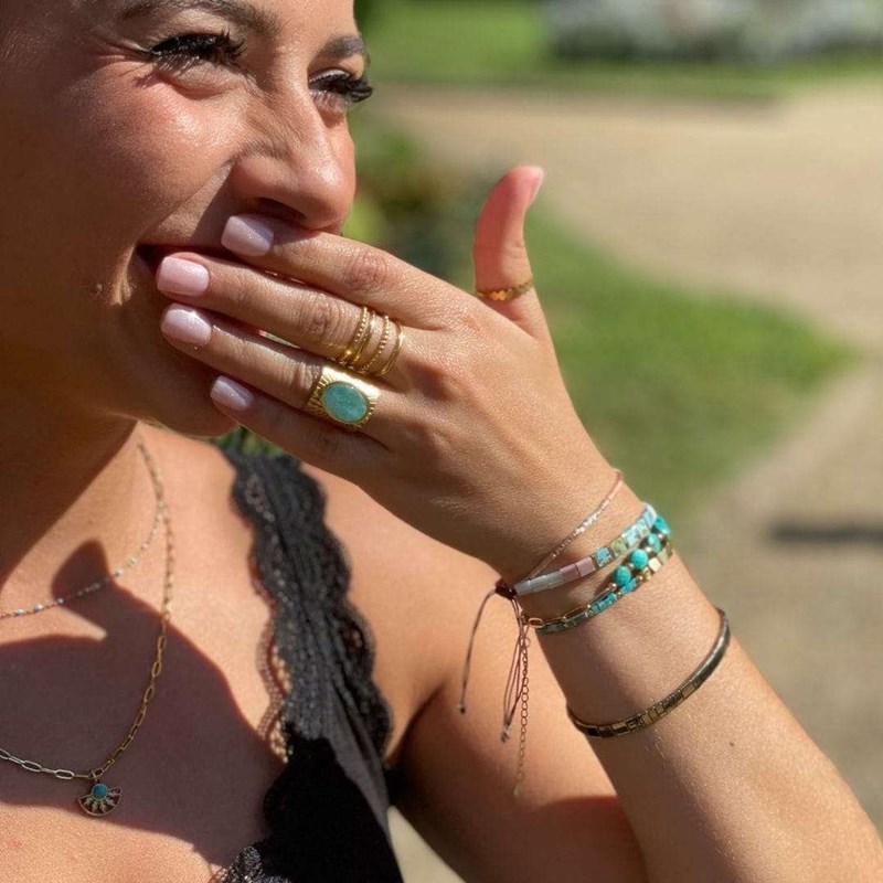 Bague elle – turquoise