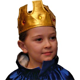 Couronne dorée avec pierres