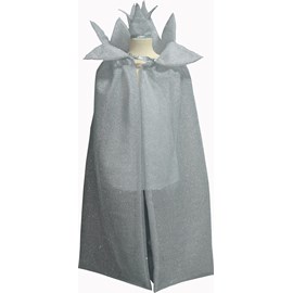 Cape argent à pointes