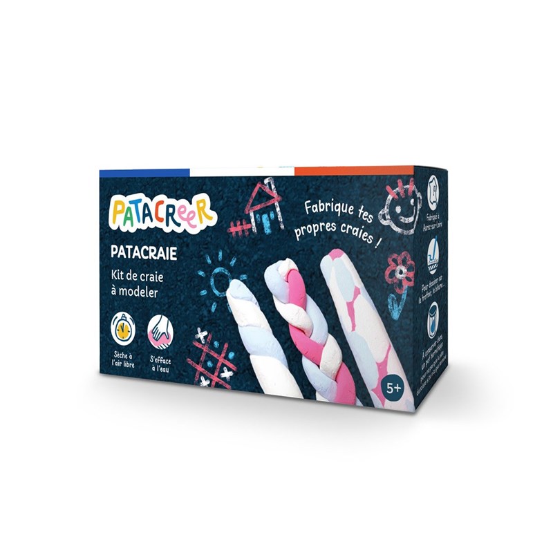 Boite ma craie en pâte à modeler &nbsp; pour écrire sur les trottoirs !