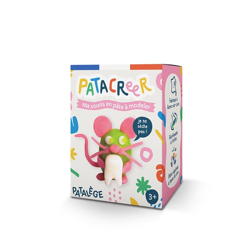 Kit à fabriquer ma petite souris en pâte à modeler