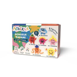 Mes 6 monsieur madame en pâte à modeler