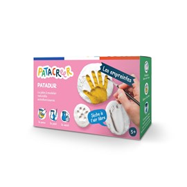 Mes empreintes en pâte à modeler autodurcissante