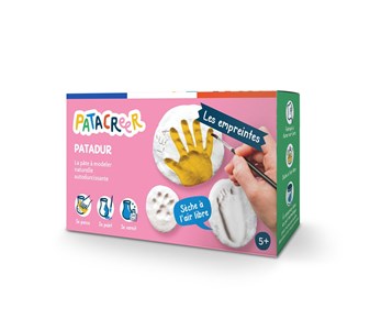 Mes empreintes en pâte à modeler autodurcissante