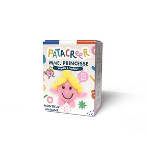 Kit à fabriquer mme princesse en pâte à modeler