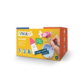 Pack mon atelier créatif de 6x80g de pâte à modeler autodurcissante