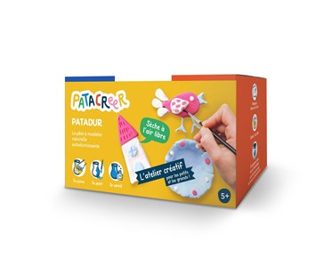 Pack mon atelier créatif de 6x80g de pâte à modeler autodurcissante