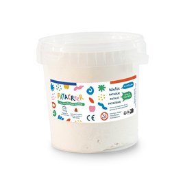 Patadur seau de 2kg de pâte à modeler blanche autodurcissante blanche