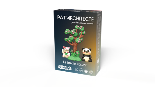 Kit mon jardin kawai en pâte à modeler