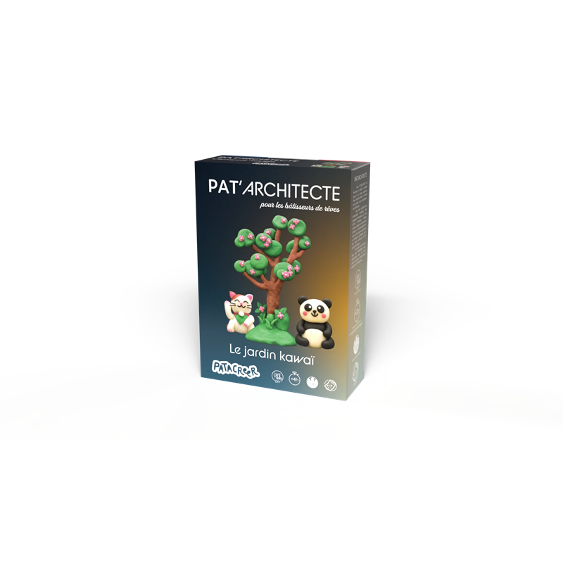 Kit mon jardin kawai en pâte à modeler