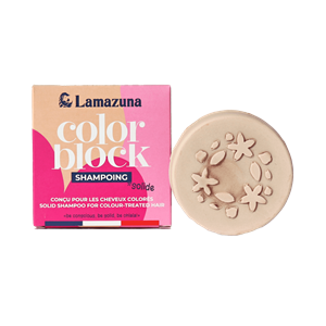 Shampoing solide pour cheveux colorés lamazuna - color block