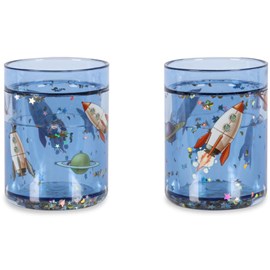 Lot de 2 gobelets à paillettes