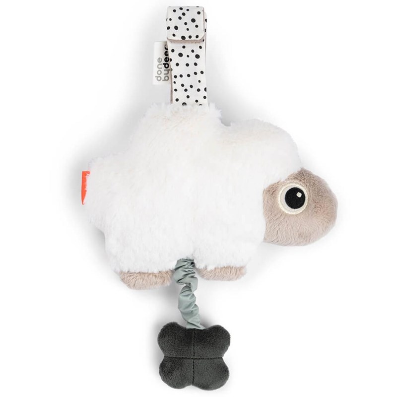 Peluche musicale à suspendre sheepy sable
