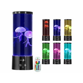 Lampe led design multicolore medusa