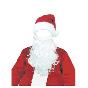 Barbe blanche pere noel - 35 cm