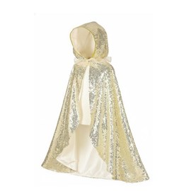 Cape sequin dore amelia 3-4 ans