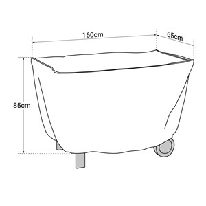 Housse rectangulaire - taille l