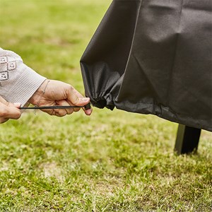 Housse pour barbecue gaz flavo 76 sc sur chariot