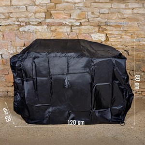 Housse barbecue l 120 x l 62 x h 80 cm