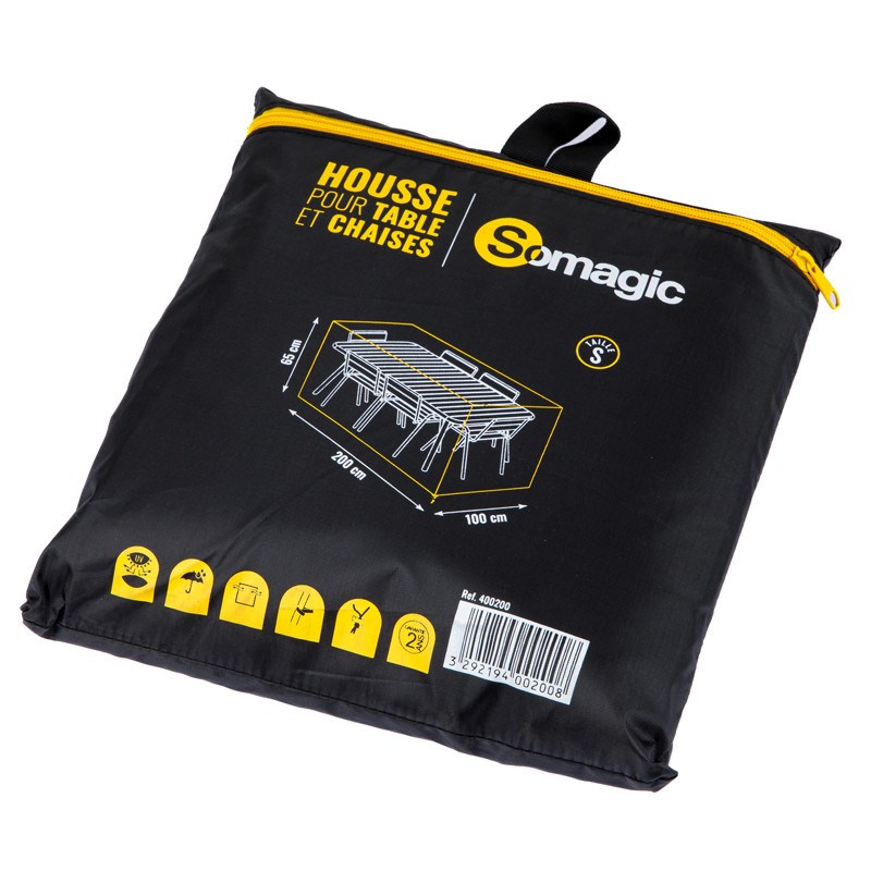 Somagic - Housse salon de jardin 200x100x65 cm