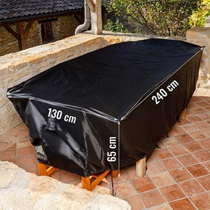 Housse salon de jardin l 240 x l 130 x h 65 cm
