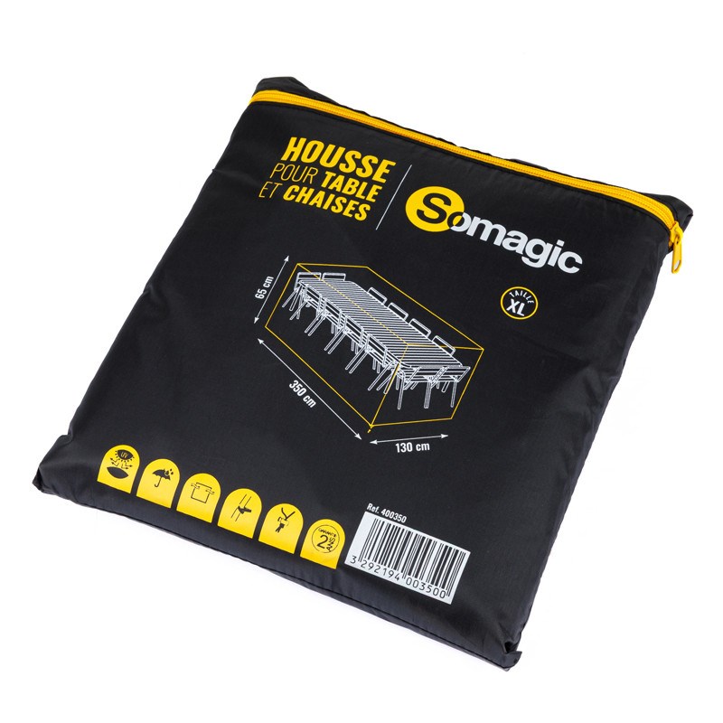 Somagic - Housse salon de jardin l 350 x l 130 x h 65 cm