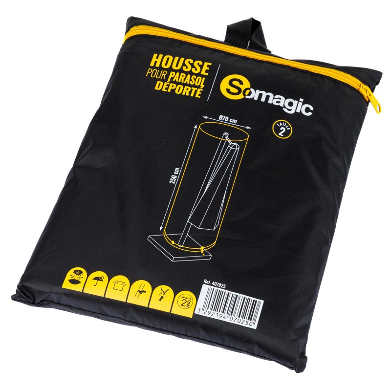 Housse parasol déporté ø 70 x l 250 cm