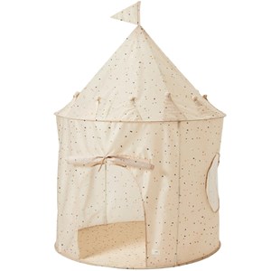 Tente en tissu recyclé terrazzo crème