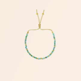 Bracelet pierre de turquoise d'arizona “uranus”