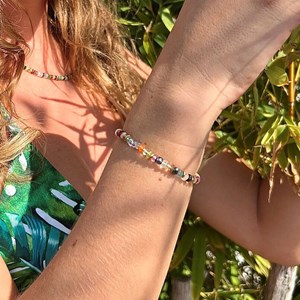 Bracelet en pierre naturelle multicolores