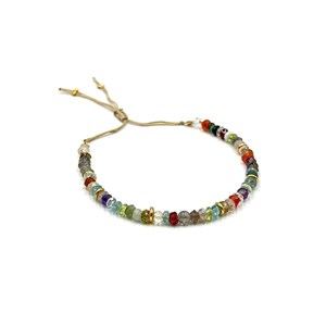 Bracelet en pierre naturelle multicolores