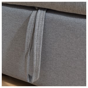 Canapé d'angle convertible clark 3 places gris