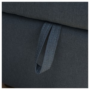 Canapé d'angle convertible wade 3 places bleu