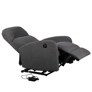 Fauteuil électrique inclinable relax gris anthracite