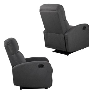 Fauteuil inclinable max gris anthracite
