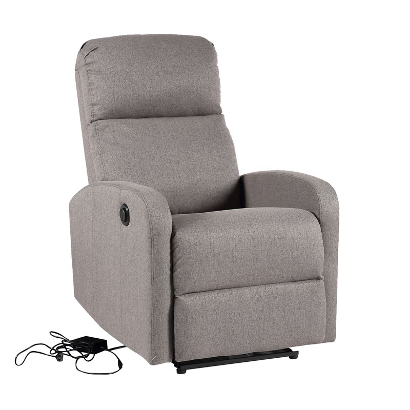 Fauteuil électrique inclinable relax gris
