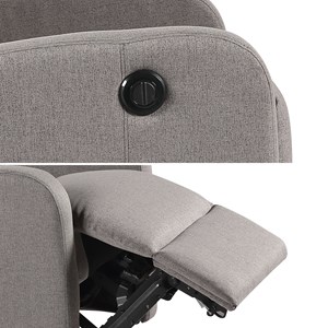 Fauteuil électrique inclinable relax gris