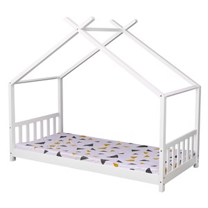 Lit cabane pour enfant 190x90cm blanc gaspard