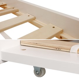 Tiroir-lit blanc marceau