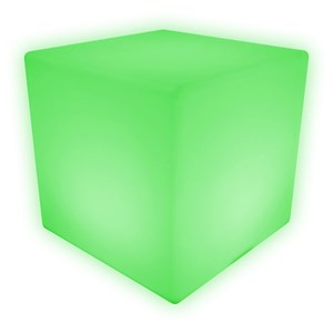 Cube lumineux led 40cm multicolore naos