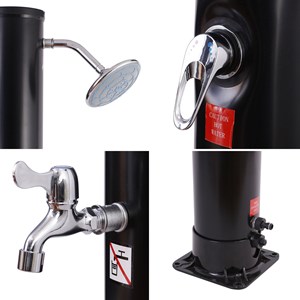 Douche solaire moorea noire 18l