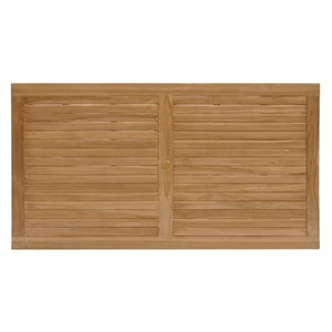 Table rectangulaire 180cm en teck java